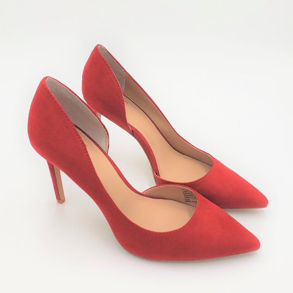 INC Kenjay D'orsay stilleto heels red size 6.5M - Picture 3 of 11